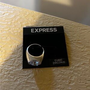 Express size 6 cubic zirconia ring NWT